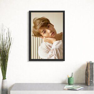 Suga 13x19 Framed Poster BTS Art Print Wall Decor New Poster Kpop Music